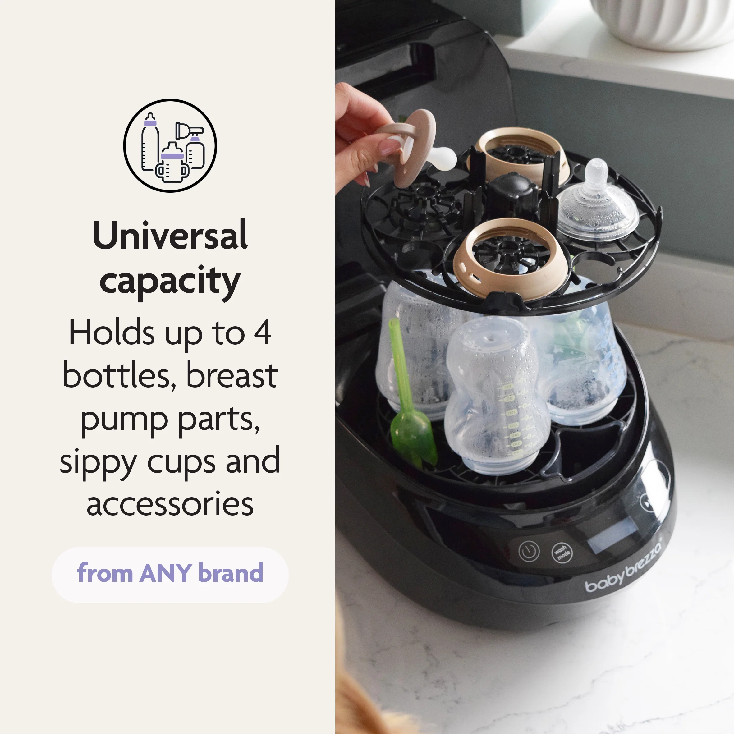 Bottle Washer Pro - All In One Washer, Steriliser, Dryer - REMOVES 100% of Milk Residue - Image 10