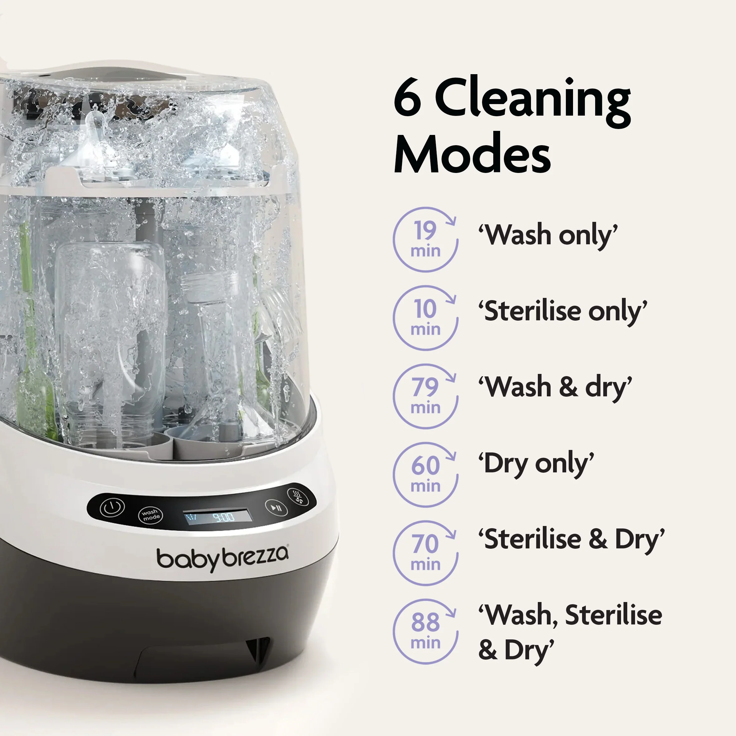 Bottle Washer Pro - All In One Washer, Steriliser, Dryer - REMOVES 100% of Milk Residue - Image 8