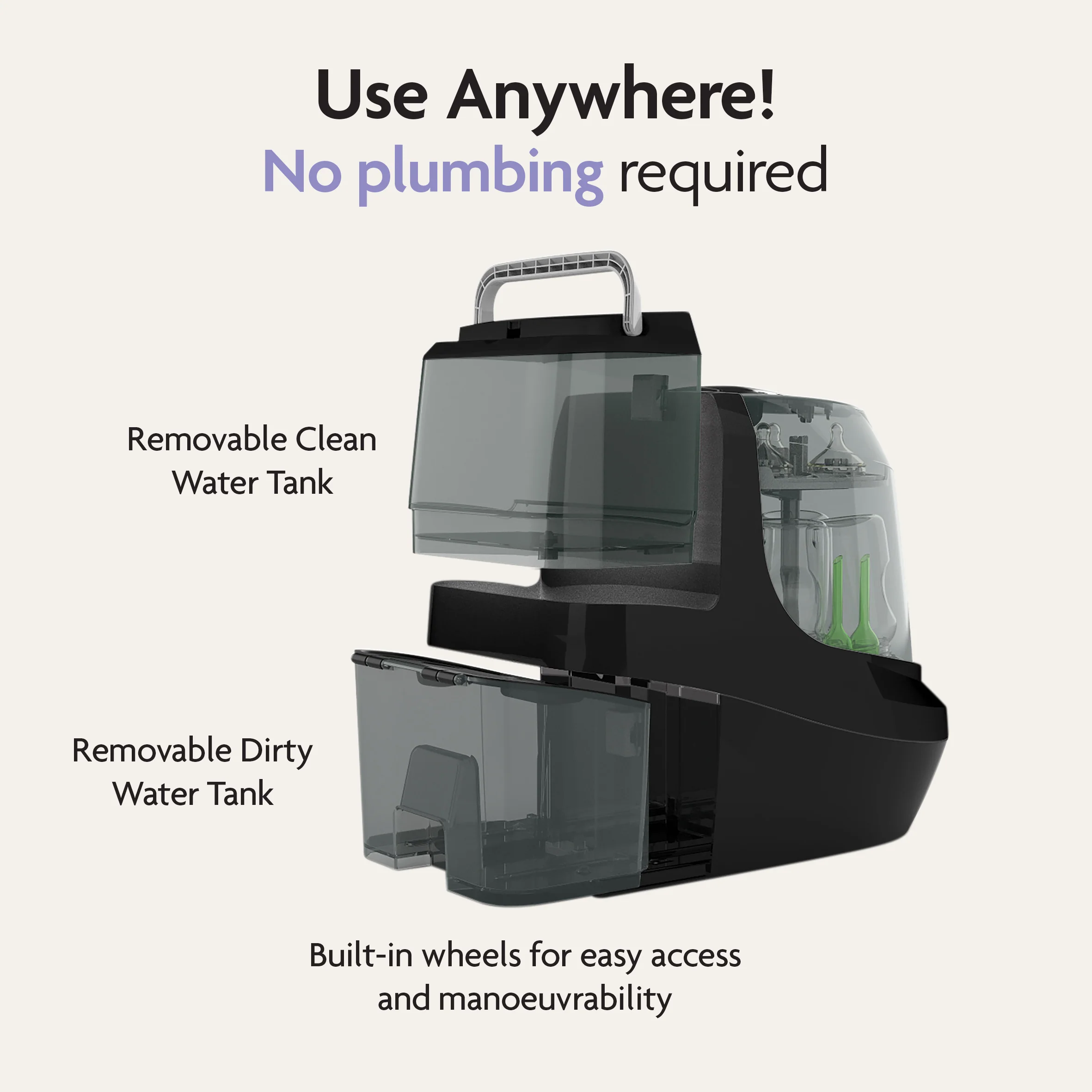 Bottle Washer Pro - All In One Washer, Steriliser, Dryer - REMOVES 100% of Milk Residue - Image 9