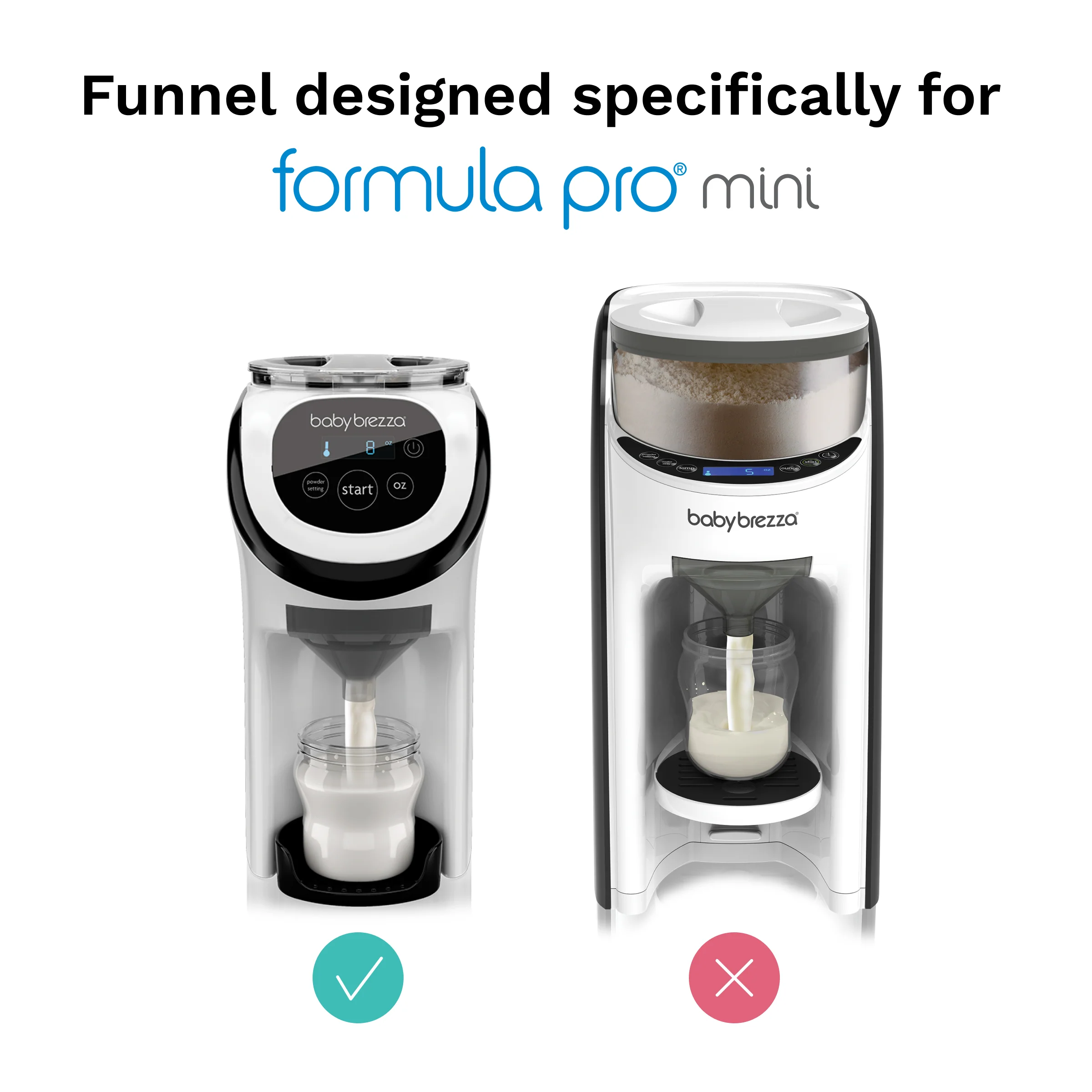 Replacement Funnel & Cover For Formula Pro Mini - Image 3